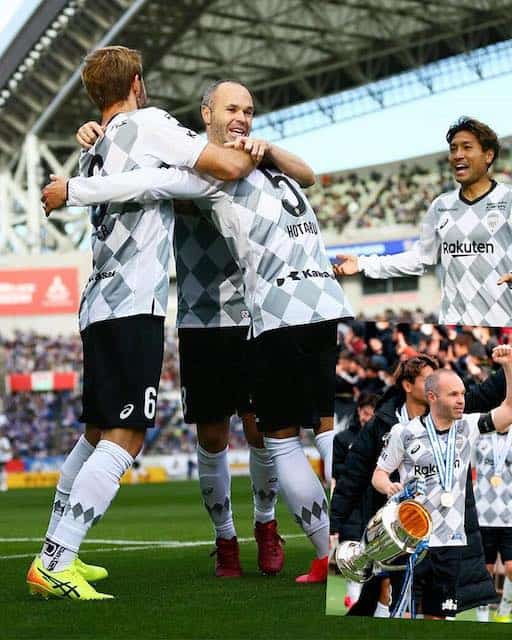 イニエスタがヴィッセル神戸での思い出を振り返る❗️「4年前の昨日、、、」