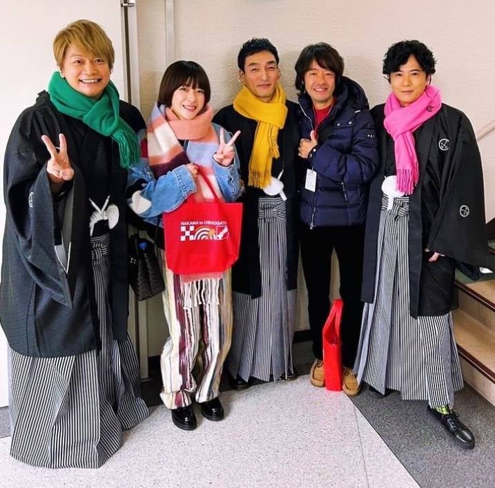 上野樹里 香取慎吾、稲垣吾郎、草彅剛との豪華ショット披露!!✨