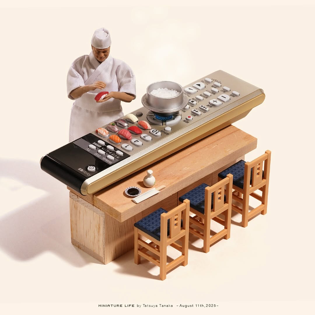 田中達也、「〇〇がまな板に！？」新作ミニチュアの発想にファン驚き