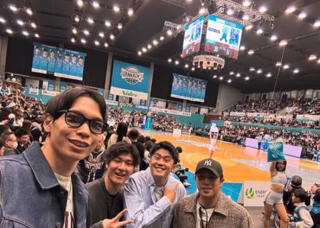 山内晶大　B.League観戦でバスケを楽しむ