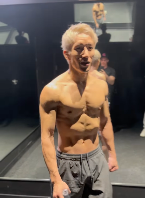 UFCへの準備は万端か!? 朝倉海の圧倒的肉体が話題に