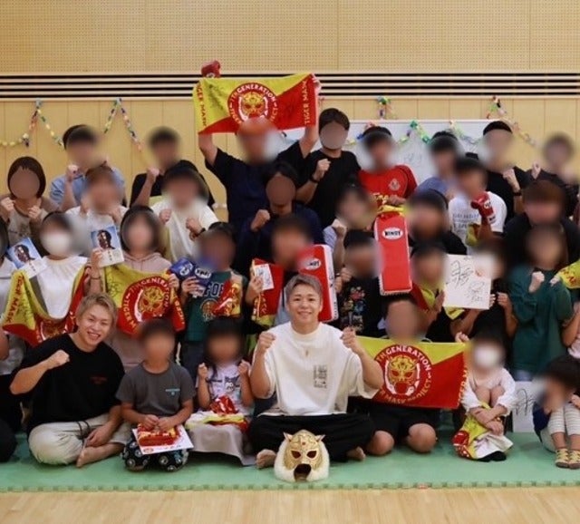 武尊が地元の児童養護施設を訪問！「みんなからパワーもらいました！」