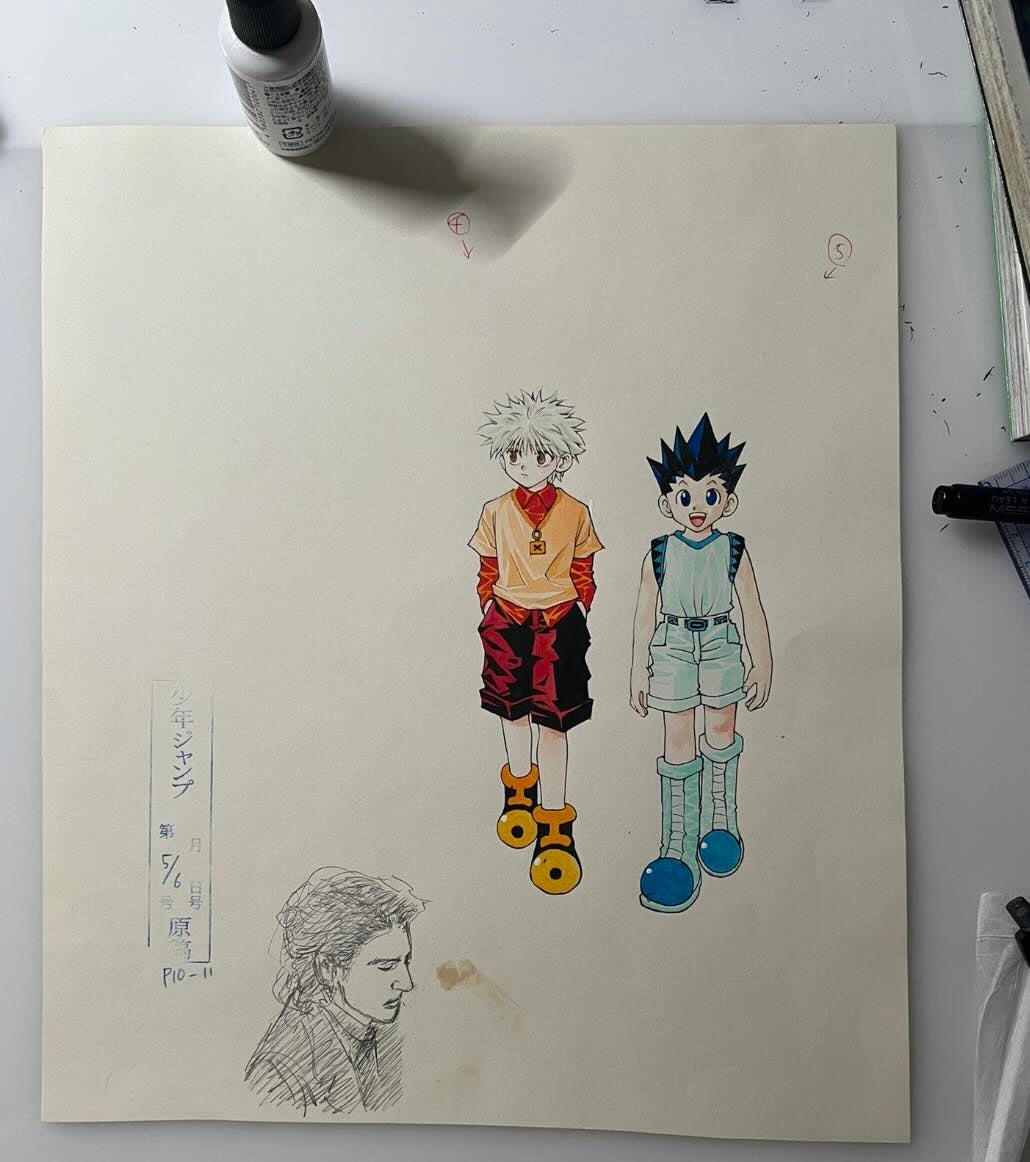 HUNTER×HUNTERの作者・冨樫義博 あの人気キャラのイラストを公開しファン大興奮