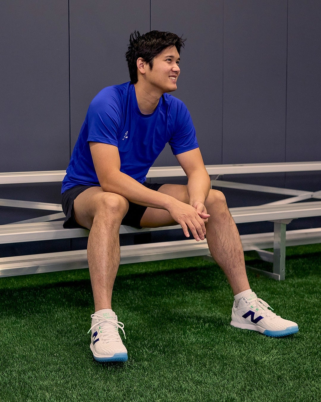 「絞ってる」「痩せたね」大谷翔平、シューズ着用姿に反響