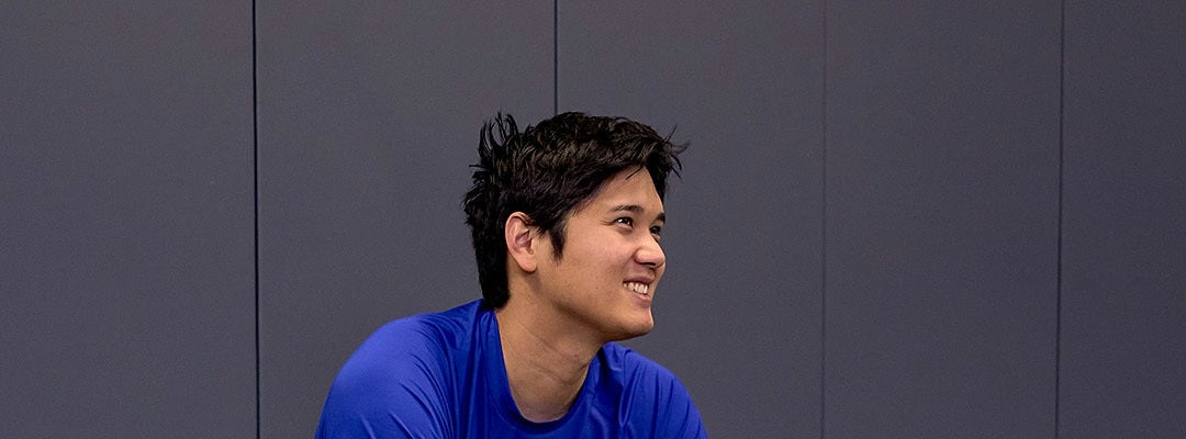 「絞ってる」「痩せたね」大谷翔平、シューズ着用姿に反響