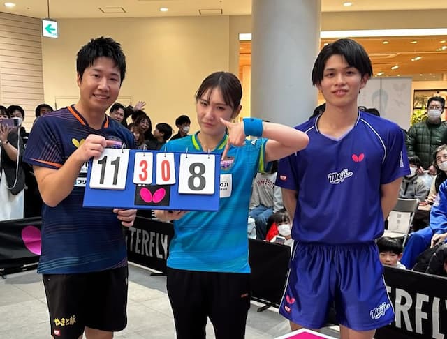 加藤美優、『水谷隼さん、ちょっと盛りすぎです！』笑い溢れる一幕