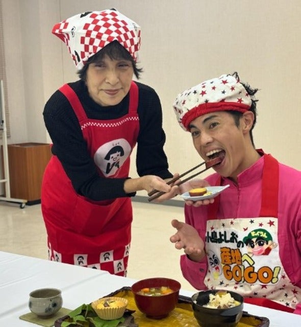 小島よしおがさつまいものフルコースを堪能！