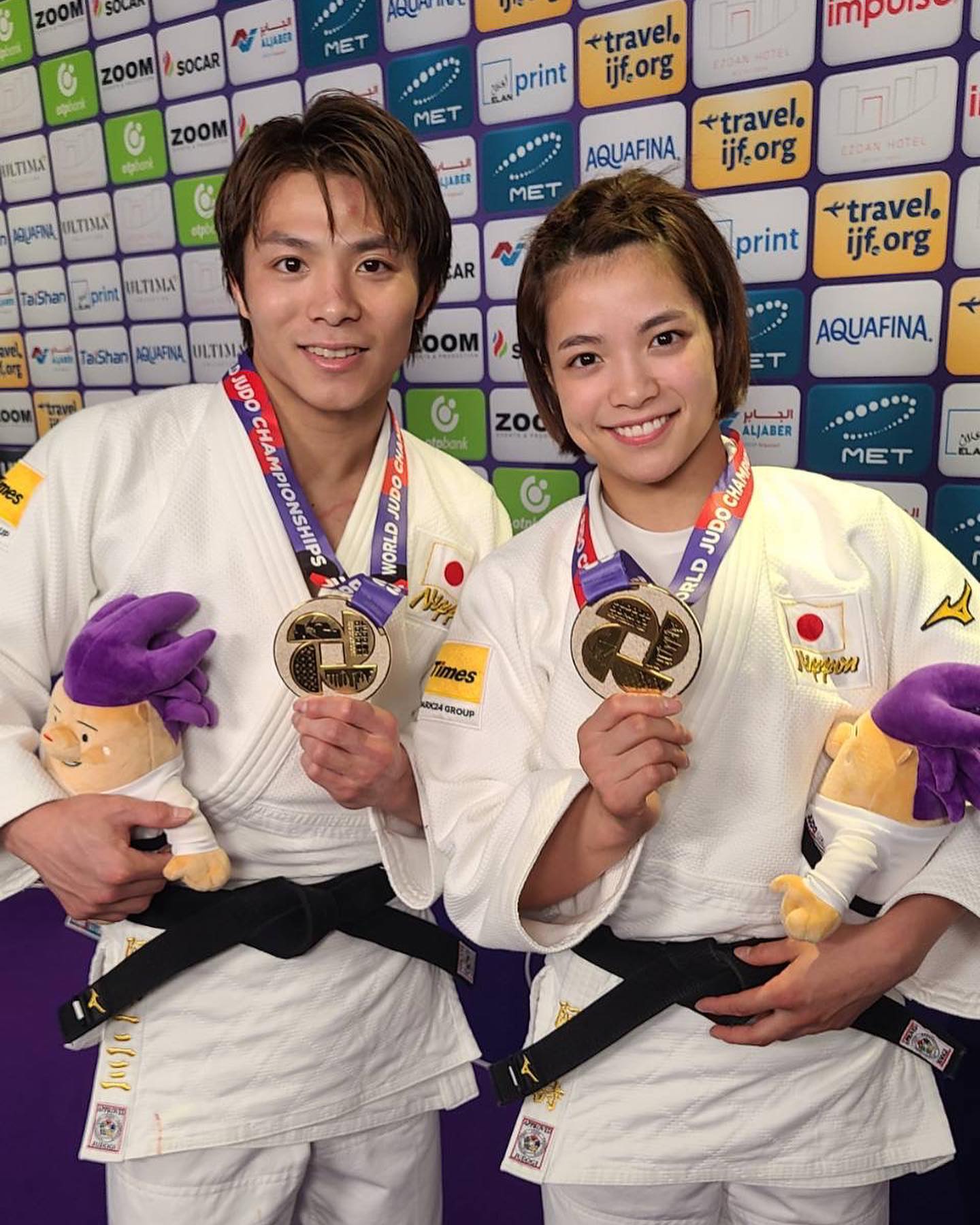 柔道世界選手権🥋阿部兄妹がそろって世界一に🥇✨