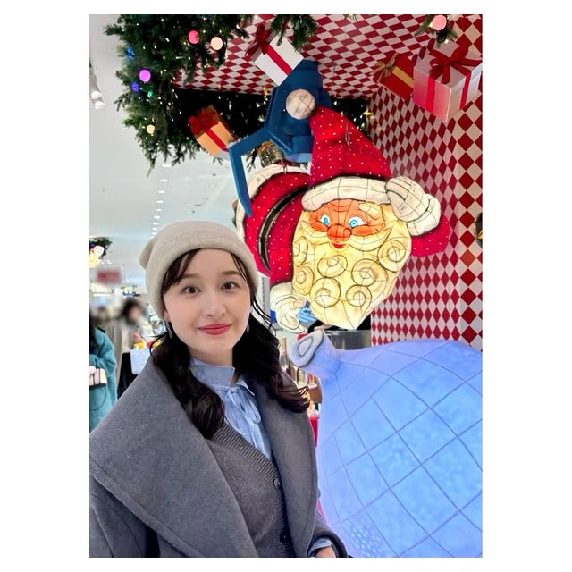 「可愛いねぶたの◯◯がいました！」TBS・宇賀神メグアナ、クリスマスムード満喫ショットが可愛すぎる！