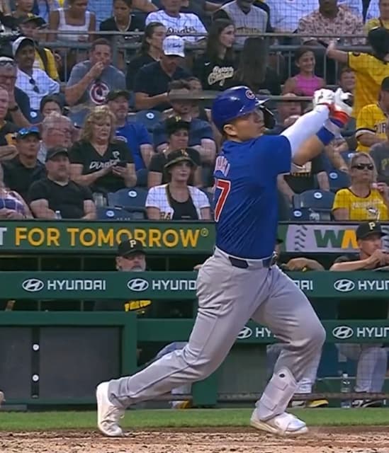 鈴木誠也が同点2ランホームラン