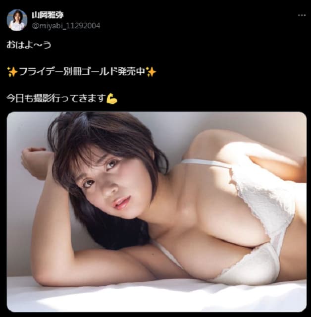 美人グラドルが朝からセクシーショットを投稿