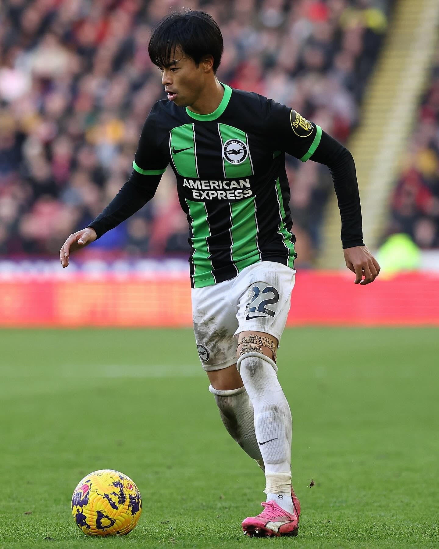 三笘薫が2得点に絡む活躍でチームの勝利に貢献⚽