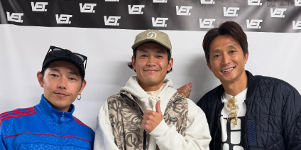 福西崇史、展示会で盛り上がる！「サッカーの話で大盛り上がり」