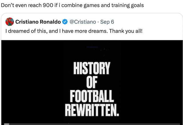 クロース「僕の練習と試合でのゴールを合わせても900には届かないよ」と900ゴール達成のロナウドを賞賛！