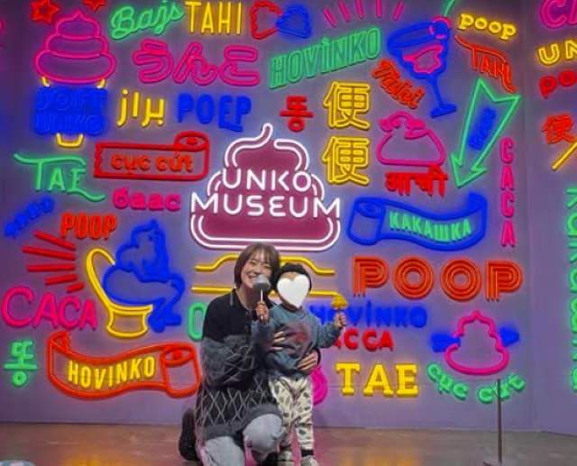 「トイトレの良い刺激になるかなと思い」登坂絵莉が愛息子とともにテーマパークを満喫！