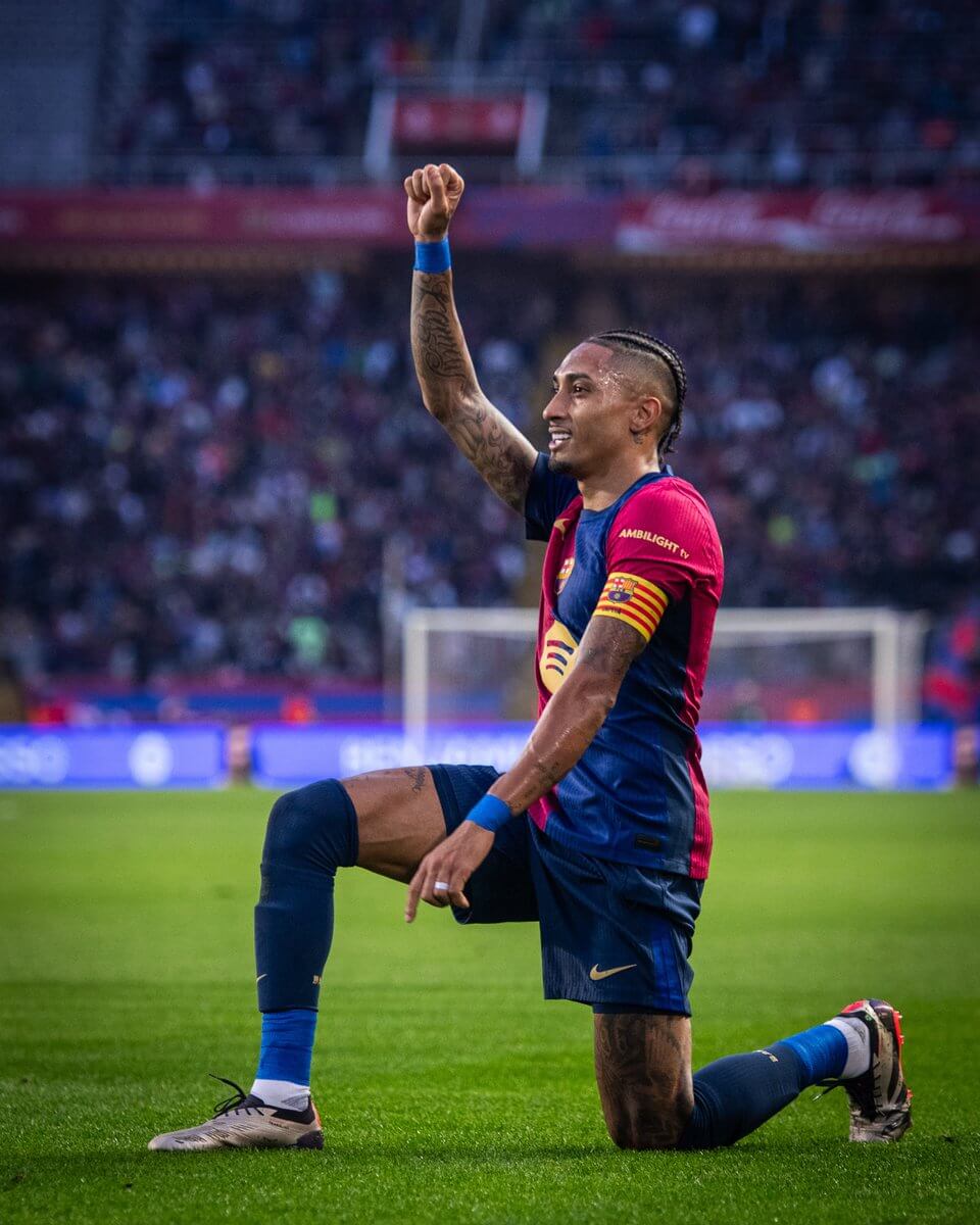 FCバルサ・ラフィーニャが勝利に導く！