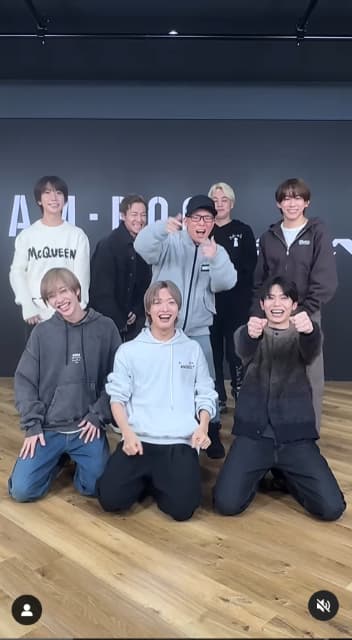 IMP.　虹色侍ずま氏とのダンスコラボ「みんな笑顔で幸せな動画」