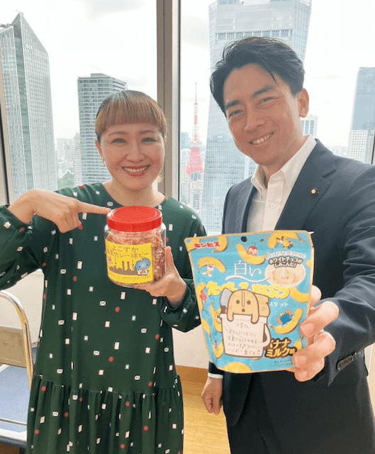 意外な交流！丸山桂里奈が大物政治家とツーショット披露