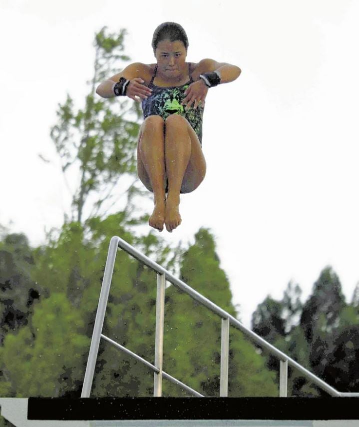 昨年飛び込み２冠の米子東・佐々木音華「集大成になる結果を」…磨いた安定感