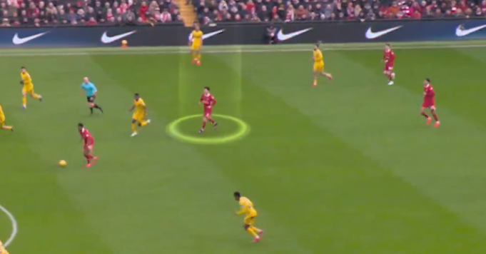 リヴァプールがウルブス戦でMOMを獲得した遠藤航プレーを投稿