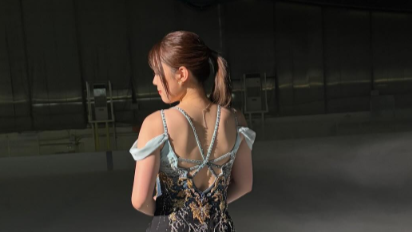 紀平梨花が“懐かしの衣装”でCM撮影！「後ろ姿に鳥肌」「完成が楽しみ」と絶賛の声