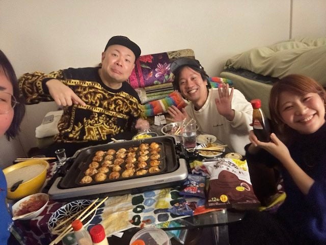 Aマッソ・加納、ぺこぱ・松陰寺らが安藤なつの「飲める」タコパに✨