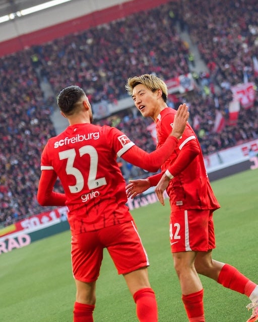 2試合ぶり先発のフライブルク堂安律がアシスト記録で勝利に貢献