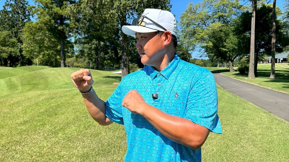 松坂大輔、松井稼頭央とのゴルフ対決を公開！熱きまなざしに注目集まる