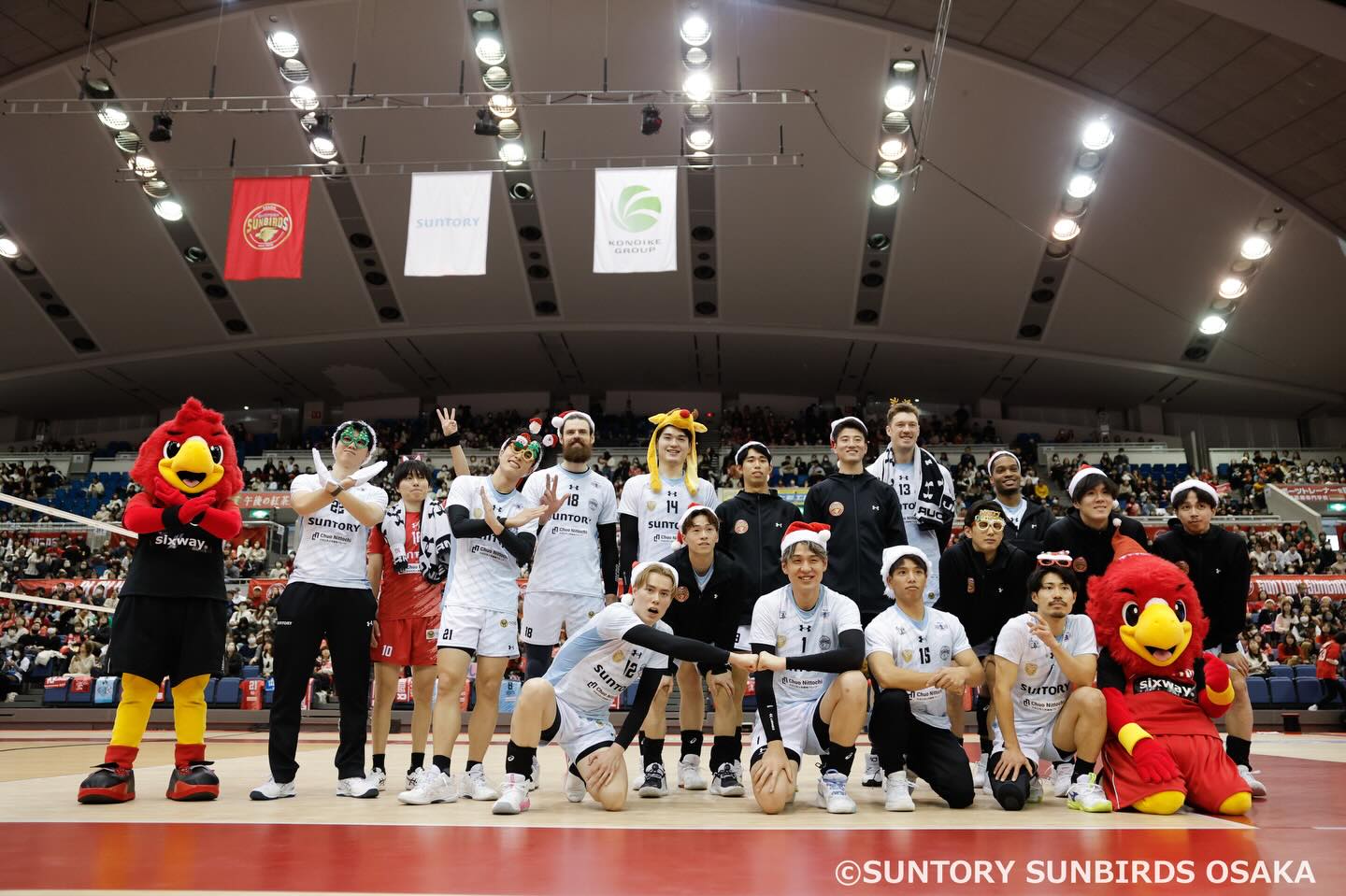 歓喜の15勝！髙橋藍、クリスマスゲーム後に感謝のメッセージ