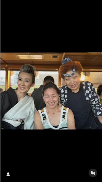 伊達公子が夏を楽しむ