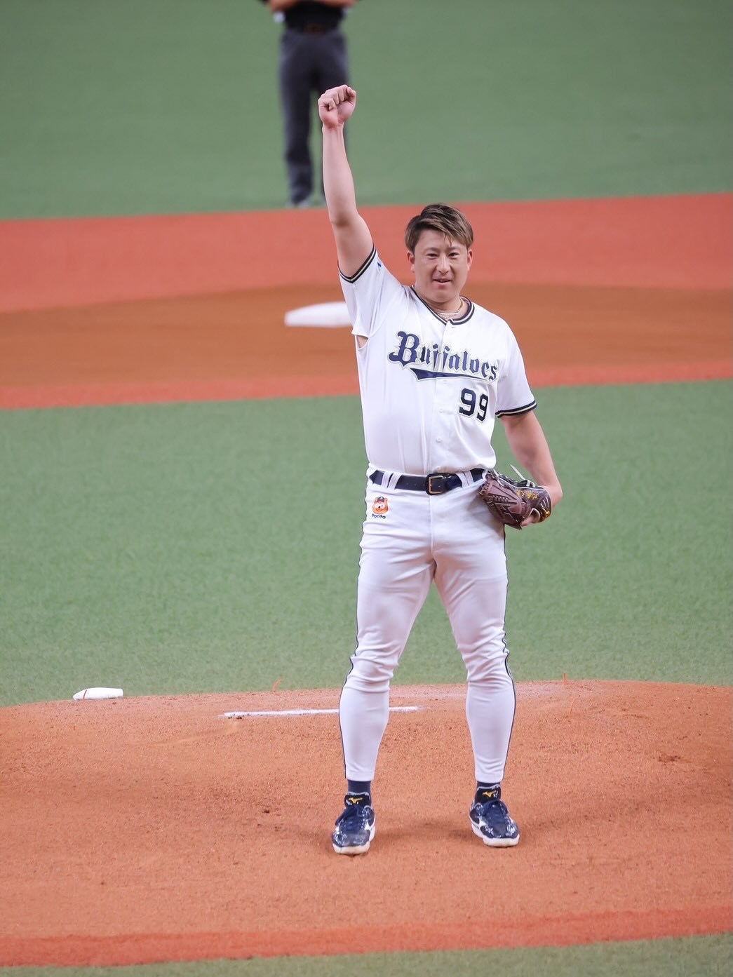 杉本裕太郎、京セラドームのマウンドで昇天ポーズ！