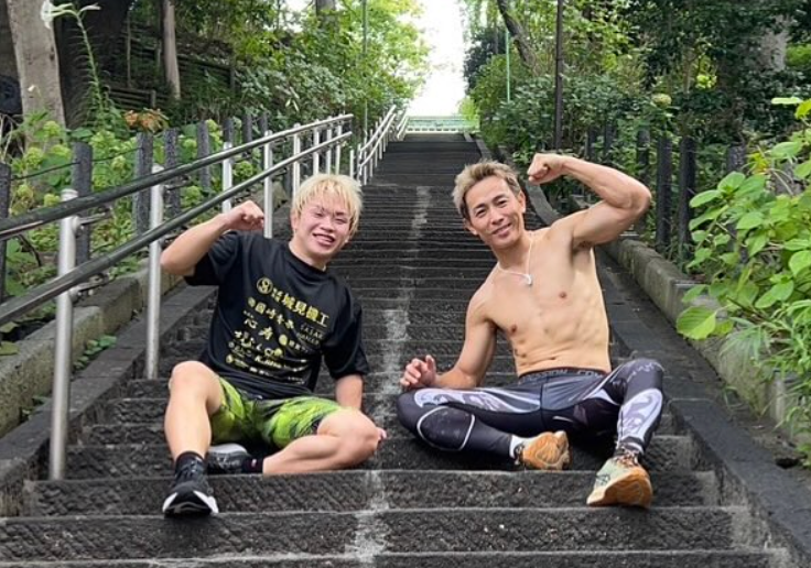 全力階段ダッシュ！晃貴、仲間と挑む足腰強化トレーニング