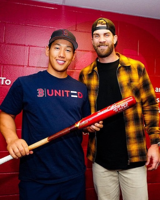 吉田正尚が遂にあの憧れの人物とご対面😍😍