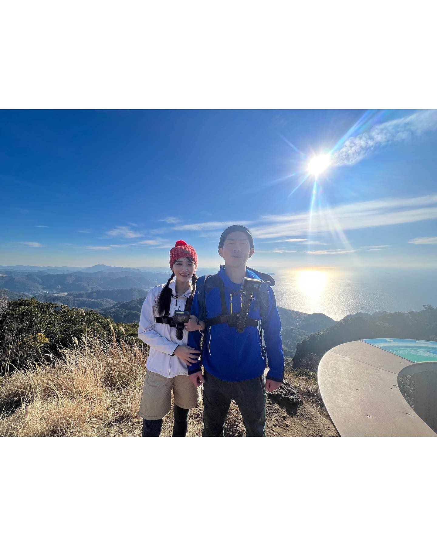 近藤千尋 夫・ジャンポケ太田とのラブラブ２ショットを披露😻「夫婦のトレッキング部💗⛰🚶‍♀️」