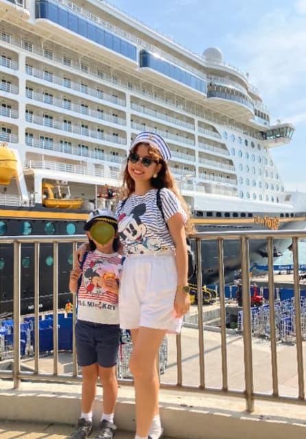 ペコが母子ともにはじめてのディズニークルーズラインに乗船！「ほかでは味わえないあの幸せ！？」