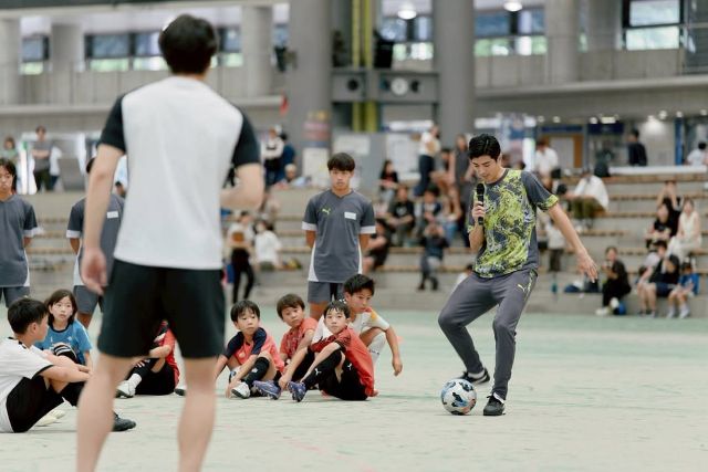 サッカー・谷口彰悟が地元熊本で子供たちに指導！