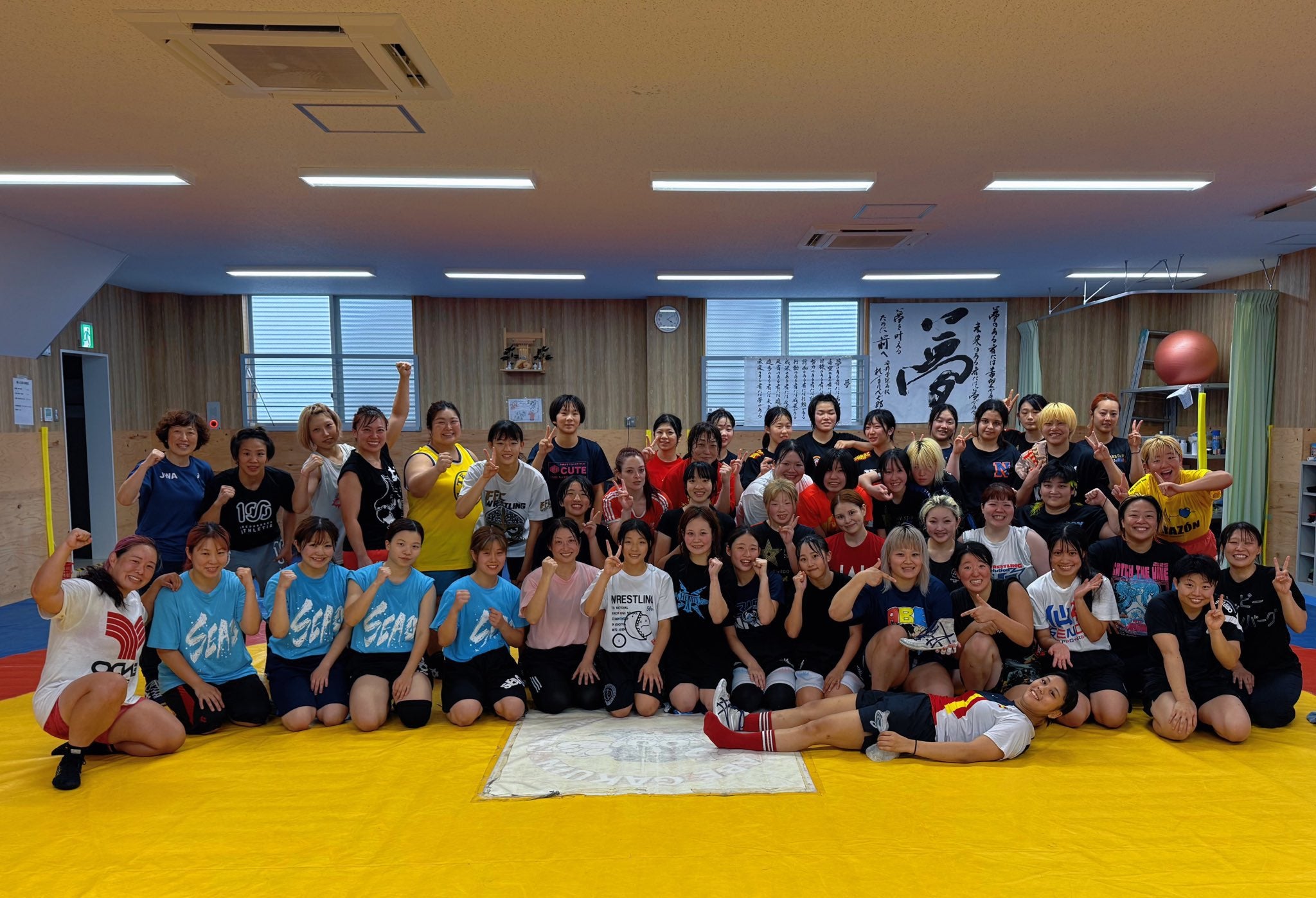 プロレスラー・ 虎龍清花が“初めてリングで出会った選手”の練習会に参加！