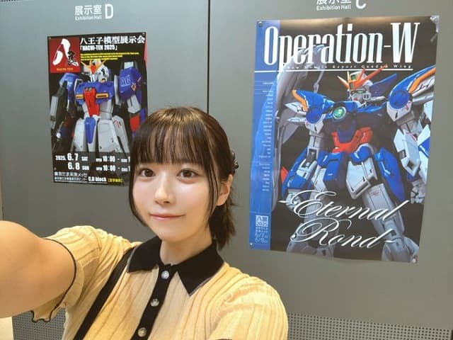 モデラーとしての顔も持つ東雲うみ、八王子での模型展示会へ！「創作意欲爆上がり」と刺激を受ける