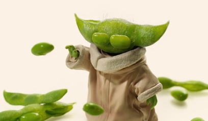 「枝豆がヨーダに」田中達也、“スター・ウォーズの日”の傑作に称賛殺到