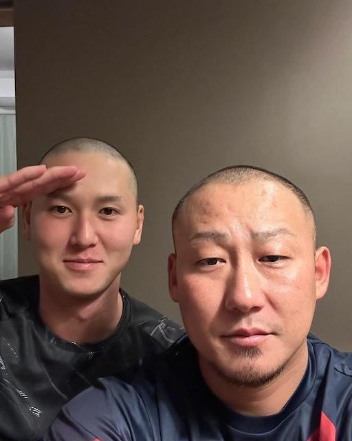 「気合いのレベルが違います‼️」中日移籍の中田翔の丸刈り姿が話題に👀