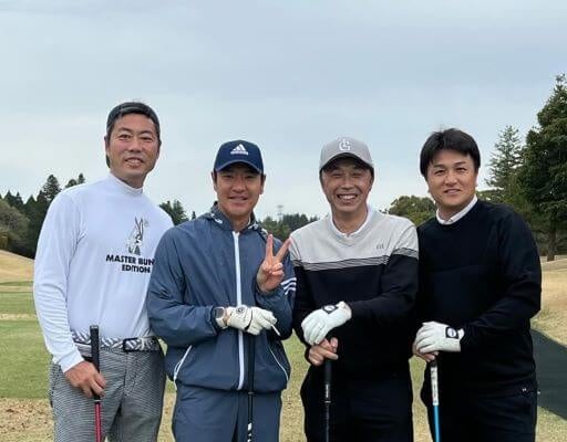 「笑いっぱなしの最高ゴルフ！」上原浩治が豪華メンバーと再会ショット公開！
