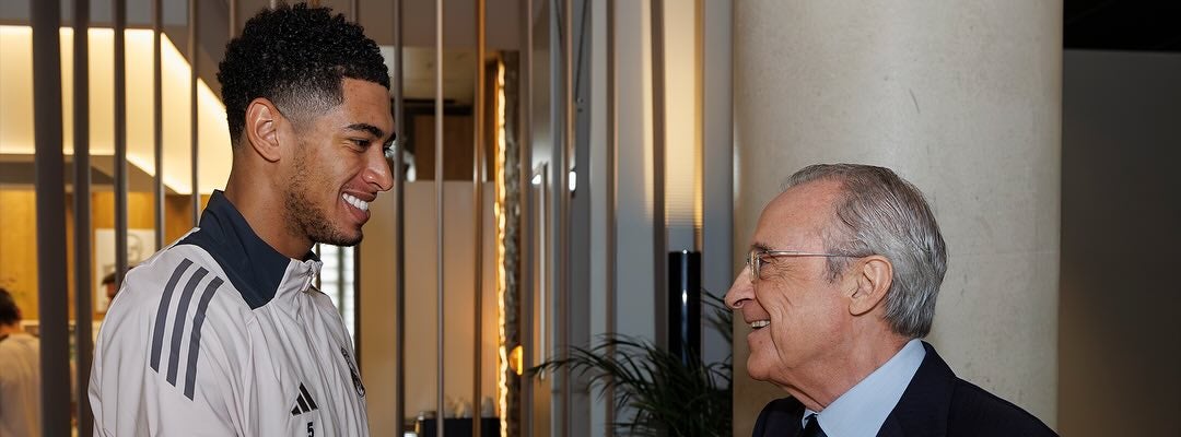 レアル・マドリード　フランスでのフロレンティーノ・ペレス会長との仲睦まじい姿が話題に