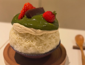 貝賀琴莉、絶品抹茶かき氷を堪能「濃厚で最高！」