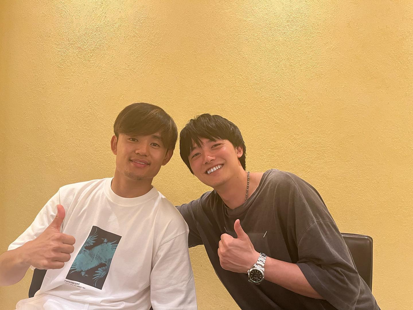 父はMr.Children、櫻井海音&久保建英の豪華2ショットが話題に🔥「素敵すぎる」