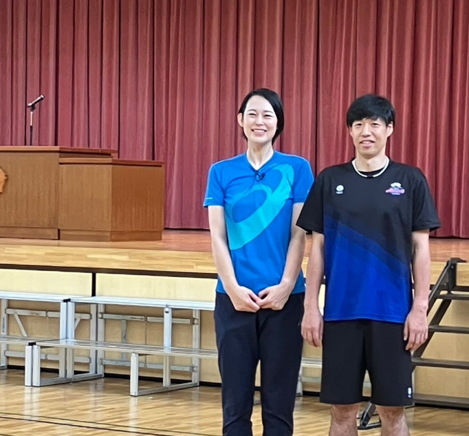 バレー元日本代表・米山裕太が小学校教室で未来へ指導！
