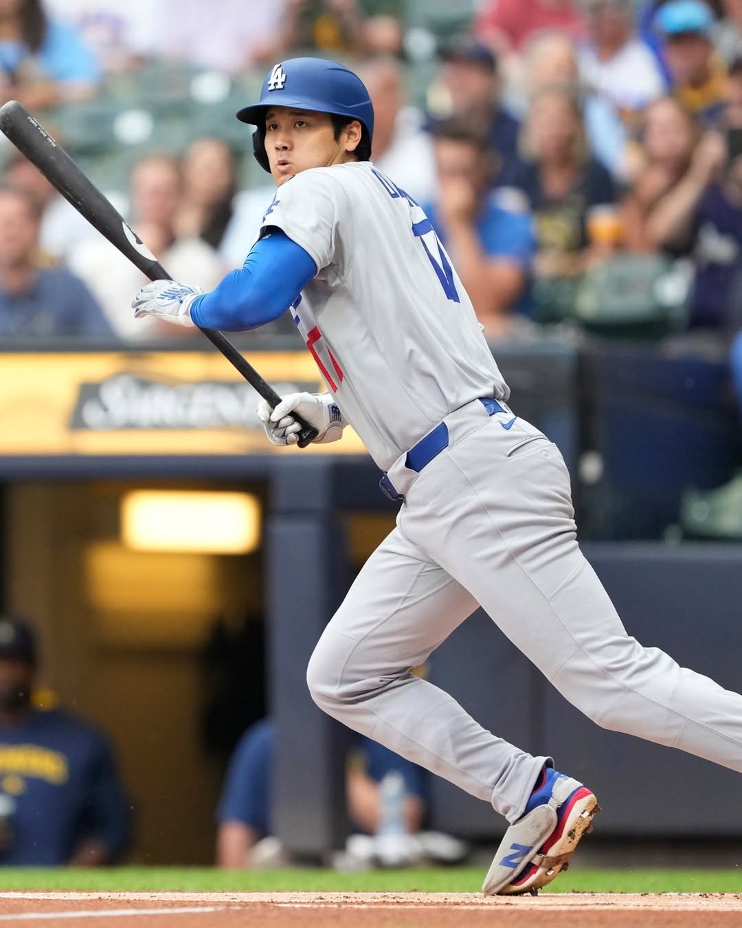 ドジャース大谷翔平がブリュワーズ戦でマルチヒットを放ち、打率は.280、OPSは.991に！！