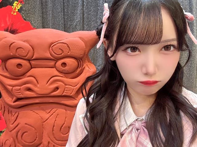 「みてみて〜」激カワアイドルの”シーサーフェイス（？）”にファンから「大好き」の嵐