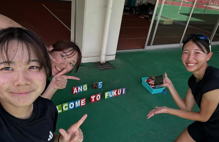 歓喜の瞬間！甲南大学女子陸上競技部が福井で迎えられた心温まる歓迎