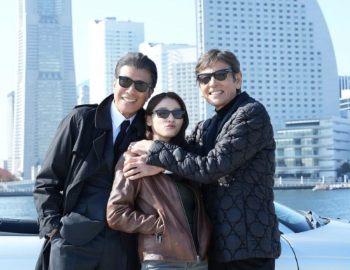 土屋太鳳が舘ひろしと柴田恭兵との豪華3Sを披露✨️