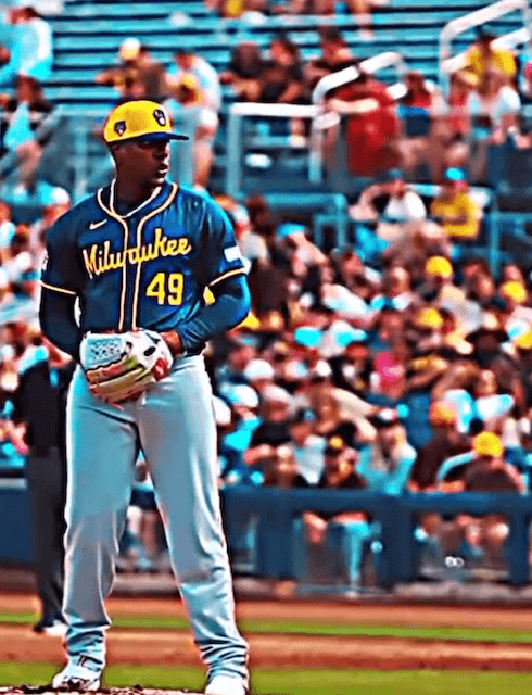 元巨人・ビエイラがトラウトから三振を奪う「🇯🇵Akiramenai 」